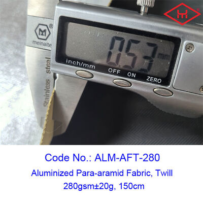 Typically Fluorescent Yellow Fire Retardant Reflective Fabric Featuring Flame-resistant Fibers Para-aramid 280 Grams Per Square Meter For Protective Clothing